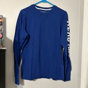 Aeropostale Men's Royal Blue Long Sleeve Tee